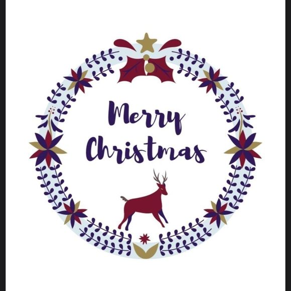 Limited edition modern minimalist Christmas illustration ornament art print set - Picture 13 of 16